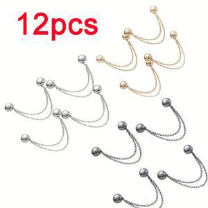 TEMU 12개 세트 고강도 자석 옷걸이핀 - 안전한 자석 잠금장치, 골드 합금 바지/스카프/케이프 클립 - 우아한 옷장용, 일상 및 정장용 - 내구성 있는 여성 의류 고정핀, 패션 필수품, 다용도 옷걸이, 신뢰할 수 있는 고정장치, 옷장 정리 도우미