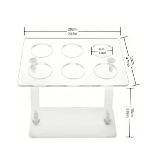 TEMU YUHUPHYLLIC 콘 스탠드, 6구 콘 홀더, 범용 파티, 뷔페 레스토랑, 스시 핸드롤 디스플레이, 전기 불필요