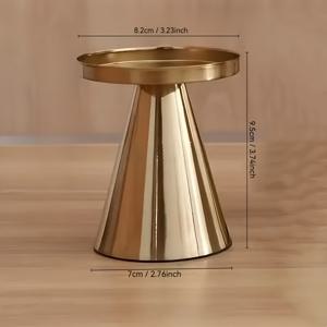 TEMU 레트로 원뿔형 캔들스틱 세트 - 크리스마스 할로윈 테이블 장식, 결혼 기념일 센터피스, 로맨틱 디너 포토 소품, 홈 호텔 다이닝 파티 생일 선물 (캔들 미포함)