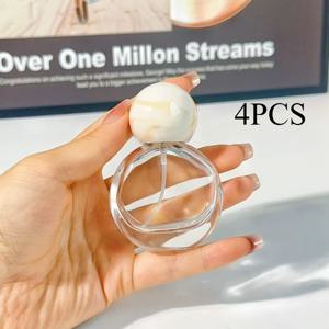 TEMU 고급 유리 재질로 제작된 향수 스프레이 병 4개 세트, 각 , 여행 및 고급 샘플로 적합