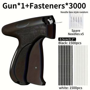 TEMU 향상된 모델 3000 테이프 빠른 의류 고정 도구, 휴대용 비상 스티칭 건, 휴대용 라벨 메이커, 양말 및 수건 라벨링 장치, 의류 패치 재봉 기계