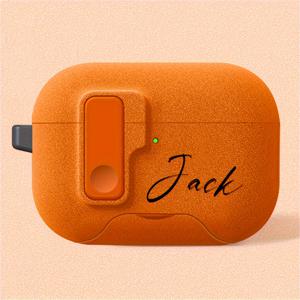 TEMU [맞춤 제작] 개인화 이니셜 글자 맞춤 잠금 버클 팝업 글리터 이어폰 케이스 에어팟 1 2 3 4 프로 2 프로 3용 DIY 케이스 럭셔리 커버 생일 선물, 크리스마스 선물, 할로윈 선물에 완벽한 선물