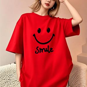 TEMU 플러스 사이즈 - 플러스 사이즈 - 2Y311 1XL-5XL 특수 티셔츠 플러스 사이즈 블라우스 의류 티 Crop Top 여성용 여성 하이 스트레치 라운드넥 기본 필수품 반팔 캐주얼 티셔츠 의류 한국 스타일