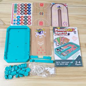 TEMU 엔터테인먼트를 위한 축구, 볼링, 컬링의 조합, 이 6-in-1 슈팅 체스 탁상 게임은 2인용 인터랙티브 장난감입니다.