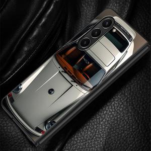 TEMU 레트로 스타일리시 쿨 카 케이스 폰 커버, 삼성 갤럭시 Z 폴드 7 6 5 4 3 Z 폴드4 Z 폴드5 Z 폴드7 Z 폴드3 Z 폴드6 호환