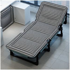 TEMU 접이식 간이침대 간이침대 이동식침대 캠핑 침대 접이식 야전침대-조절 가능한 휴대용 라운지 침대 성인용 접이식 게스트 침대, 야외 여행에 이상적