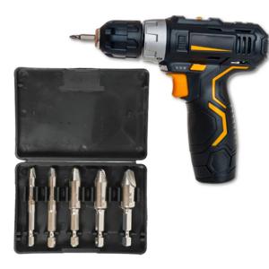 TEMU 나사 제거 볼트리무버 드릴비트 5종 파손볼트 추출기