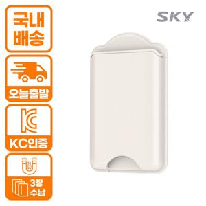 TEMU 스카이 팔레트 마그네틱 가죽 카드지갑 for Apple,