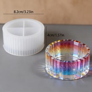 TEMU 레진 실리콘 박스 몰드, 캔들 재즈 에폭시 레진 캐스팅 몰드, 레진 공예 제작, 미술 주얼리 박스, 콘크리트 화분, 홈