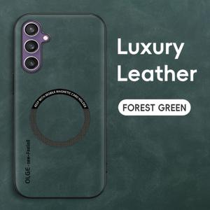 TEMU 폰 케이스: 삼성 S26/S26+/S25/S25FE/S24 울트라/S24+/S23플러스/S22/S21FE/S20/노트10/노트20 호환 럭셔리 합성가죽 폰 케이스, 자석 지원, 차량용 홀더 지원, 보호 기능, 고품질