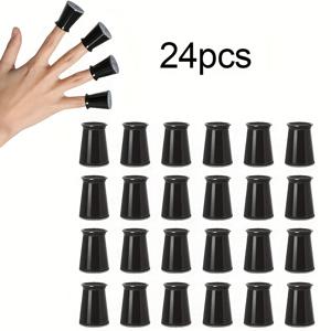 TEMU 24개 검정 고광택 미니 가구 다리 캡 (나사 포함) 세트 - 튼튼한 고무 안전 장치, 의자 및 테이블 다리 보호, 간편한 설치, 스크래치 및 손상 방지, 가구 보호 및 세련된 외관 유지
