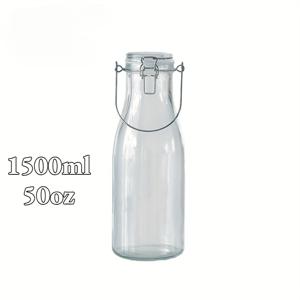 TEMU 1개 우아한 밀폐 유리 식품 보관 용기 - 16/32/50온스 미니 꿀 용기, 주스, 차, 시럽 보관용 - 가정, 사무실, 카페 사용을 위한 컴팩트한 보관 솔루션 - 누수 방지 및 식기세척기 사용 가능