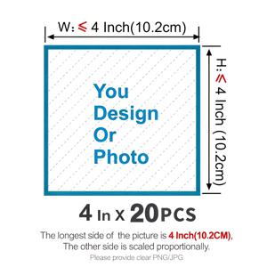 TEMU 맞춤형 20개 열전사 스티커 (4인치/6인치), 텍스트 또는 사진 및 디자인을 추가할 수 있습니다. 티셔츠, 베개용 DIY 다리미 패치에 적합합니다.