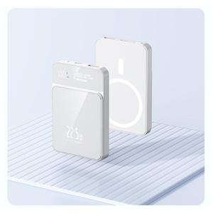 TEMU 20000mAh 대용량 보조배터리 PD22.5W 슈퍼 급속충전15W 무선충전 맥세이프 보조배터리 항공 표준에 부합 전지 GG146074-1S2P 20000