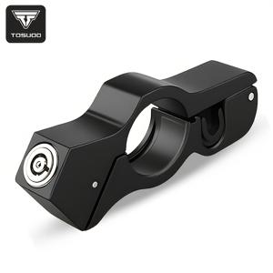 TEMU TOSUOD 전동 핸들바 자물쇠, 핸들락, 자물쇠, 핸들락, 잠금장치, 소형 도난 방지 자물쇠, 자전거 및 오토바이용 범용, 일부 슬림 핸들바 오토바이에 적합, 열쇠 2개 + 자물쇠 1개