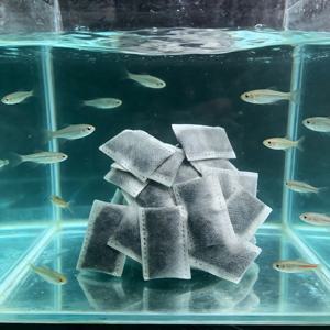 TEMU 30/50팩 활성탄 수조 필터 미디어 | 물 정화 필터백, 소형 수조 및 어항에 적합, 고품질 활성탄, 수조 필터 활성탄, 수조 필터 미디어, 물 정화 활성탄, 어항용 필터 미디어 활성탄 입자