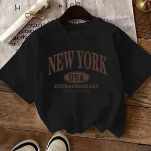 TEMU 여성용 플러스 사이즈 오버사이즈 캐주얼 티셔츠 - 라이트 그레이 반팔 라운드넥 