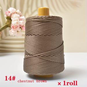 TEMU 250G/1개 경량 털실, 여름 햇빛 가리개 모자, 코바늘 가방, 좌석 쿠션, 속이 빈 반짝이는 두꺼운 실