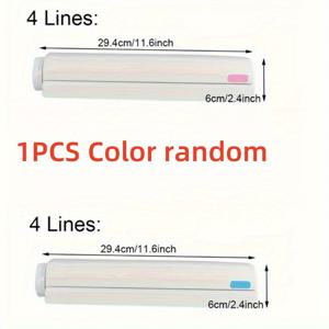 TEMU 접이식 실내 건조대: 벽걸이형, 의류 건조대, 욕실, 숨겨진 빨랫줄 - 플라스틱 재질, 빨랫줄