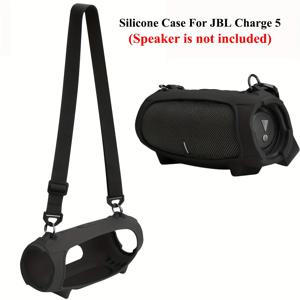 TEMU Case Cover for JBL Charge 5 Portable Bluetooth Speaker, Travel Carrying Protective Case with Shoulder Strap Holder Full Protection Cover for JBL Charge 5 Accories