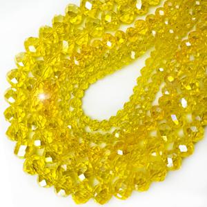 TEMU 4/6/8mm 밝은 금색 AB 오스트리아 인조 비즈, 고급면도 비즈, 보석 제작용 구멍 포함, 팔찌, 목걸이, 귀걸이 및 공예 부자재 포함