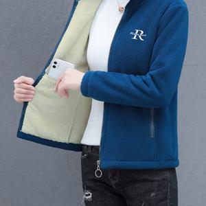 TEMU 여성용 자켓 2024 신상 가을 겨울 - 안감 보온 가디건 탑