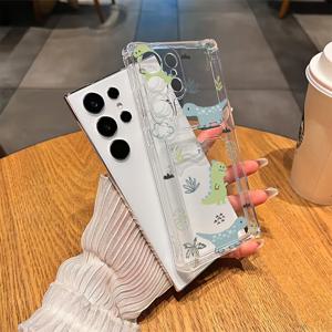 TEMU 휴대폰 케이스 - 작은 공룡 놀이, 디자인, 삼성 시리즈 A54/A53/A52(A52S 범용)/A34(5G) A32(5G) /A14(5G)/A13(5G)/A04S/S21/S21U/S22/S22U/S23/S23+/S23U 및 S24 시리즈 A15/A35(5G)/A55(5G)/A25(5G) 최신 S25 시리즈 A06/A16/A에 적합