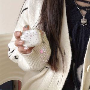 TEMU For AirPods Pro/Pro 2, for AirPods 1/2/3/4용 별 패턴 보호 케이스, 애플 이어버드용 다재다능한 액세서리, 애플 이어버드용 다재다능한 액세서리