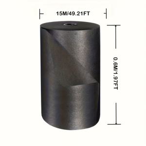 TEMU 조경용 지질복과 잡초 방지 원단, 2.47oz 제초제어 매트, 찢어짐에 강하고 투수성 및 통기성이 있는 지면 덮개, 정원, 채소밭, 딸기 밭의 토양 덮개 및 제초제어용