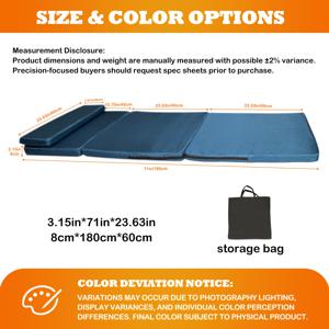 TEMU SUV용 차량 수면 겸용 범용 접이식 차량용 트렁크 매트리스 싱글 침대 수평 보정 패드, 필수 카캠핑 액세서리