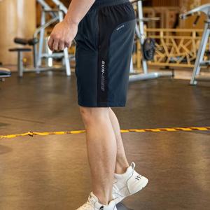 TEMU 남성 캐주얼 운동 반바지, 패치워크 컬러 블록 디자인, 프린트 패턴이 있는 부드러운 제품, 포켓 포함, 섬유, 제품은 가볍고, 속건성, , 피트니스, 러닝, 야외 활동에 적합