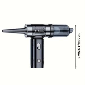 TEMU 차량 및 가정용 휴대용 터보 강력 팬, 블로어 워셔, 휴대용 먼지 및 눈 블로어, BBQ 숯 스타터, 키보드, 전자 제품, 차량 내부, 야외 여행, 캠핑, 자동차, 사무실 및 가정용 소형 충전식 블로어