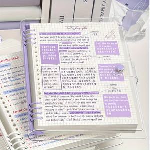 TEMU A5 사이즈 격자 노트, 240페이지, 투명한 소프트 커버 및 찢어진 모서리 페이지 특징. 탈착식 스프링 제본으로, 데일리 오피스 사용에 적합합니다. 이 판타지 테마 아이템은 또한 훌륭한 선물이 됩니다.