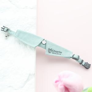 TEMU 1개 맞춤형 펫 목걸이 - 이름 & 사진/아이콘 커스터마이징, 안전 탈착 버클과 벨, 사진 프레임 아이콘 & 날짜 개인화, 부드러운 강아지 & 고양이 목걸이 (5가지 색상: 브라운/민트/네이비/스카이/핑크) - 결혼식, 선물용으로 이상적