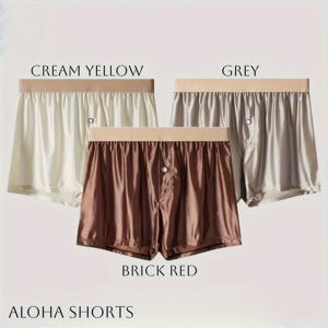 TEMU 3줄 무늬 고급 아이스 루즈핏 통기성 남성 홈 레저 아웃도어 화살표 바지 여름 청소년용 편안한 피부 친화적 롱 언더웨어