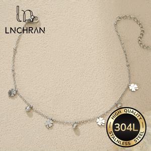 TEMU 여성용 스타일리시 발찌 1개, 기하학적 모양과 선이 특징인 섬세한 네잎 클로버 디자인, 메탈릭 스타일, 휴일, 해변 나들이, 뮤직 페스티벌에 적합