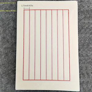 TEMU 40장 미카 성숙한 선지 중국식 8줄 필기 노트, 잉크 필요 없음, 서예 연습, 편지, 초대장, 선물용