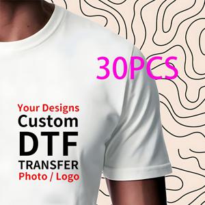 TEMU 30개입 맞춤형 열전사 스티커 - DTF 비닐 DIY 패치, 나만의 사진/디자인으로 커스텀 가능, 세탁에 강하고 신축성 우수, 의류, 가방, 패브릭, 카펫에 적합 - 맞춤형 팀 유니폼, 파티 장식, 학교 활동, 바느질 없이 부착 가능, 멀티 컬러, 패브릭 장식, 패턴, 오래 지속되는 전사지, 사진 데칼, 행사 주최자, 공예 애호가