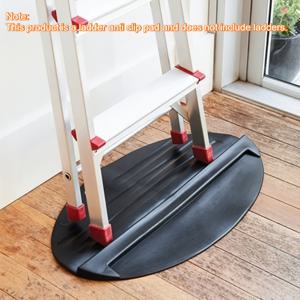 TEMU 부드러운 미끄럼 방지 사다리 매트, 고무 안전 보호 미끄럼 방지 패드, 미끄럼 방지 매트, 바닥 및 잔디 보호 매트, 신축식 사다리 매트, 사다리 액세서리