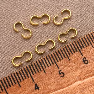 TEMU 21개 18K 금도금 구리 도금 높은 안감성 3자 문자 후크 팔찌 목걸이 끝 수제 주얼리 액세서리 펜던트, 주얼리 제작용 팔찌 참