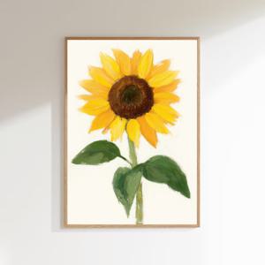 TEMU 2D 플랫, 2D 플랫, 1개 벽 장식, 레트로 포스터, 간결한 노란색과 녹색 캔버스 아트워크, 거실 장식, 감성적인 방 꾸미기, 침실 스타일링, 집들이 선물, 액자 없음