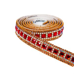 TEMU 셀프 접착 라인스톤 리본, 1.5cm 너비 91.2cm 길이, 선물 포장, 의류 액세서리, 주얼리 제작용 DIY 공예 라인스톤 테이프