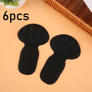 TEMU 6개입 2-in-1 힐 그립 - 미끄럼 방지, 마모 방지 힐 패드, 신발 사이즈 조절용, 통기성 있는 충격 흡수 힐 패드, 남녀공용 캐주얼화, 스니커즈, 스케이트화, 하이힐용, 재단 가능