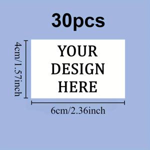 TEMU 맞춤형 2*5cm / 3*5cm / 3*6cm / 4*6cm / 4*9cm / 6*9cm 개인화 스티커, 직사각형 흰색 배경 라벨 - 개인 및 소규모 비즈니스를 위한 맞춤 텍스트, 로고, 사진. 포장, 결혼식, 생일, 크리스마스, 할로윈, 파티 등에 적합