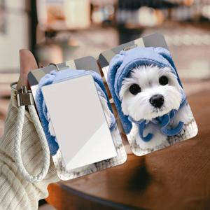 TEMU 귀여운 강아지 후드티 스타일 블루 무지 패턴/프린트 패턴 랜야드형 카드 홀더 - ID 배지 홀더, 신용카드 홀더, 의사/간호사 카드 홀더, 버스 패스 홀더, 손목 스트랩형 학생증 홀더, 직장인, 학생, 간호사, 의사, 교사에게 적합 - 할로윈, 부활절, 추수감사절, 생일, 버스 패스용 다기능 액세서리, 방 꾸미기용으로 이상적