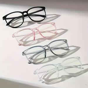 TEMU 스타일리시한 장식용 안경 4쌍