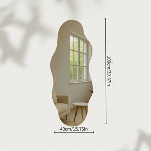 TEMU 1개 레트로 불규칙 벽 거울, 아크릴 벽 거울 벽 장식, 가정, 욕실, 레스토랑, 호텔, 헬스장, 침실, 거실, 크리스마스 및 일반적인 휴일 선물에 적합, 요가, 홈 헬스장에 적합