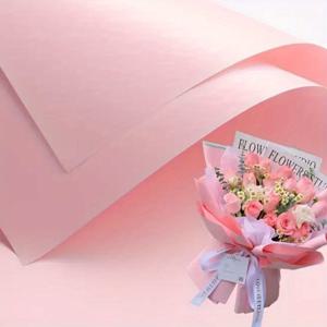 TEMU 20가지 부드럽고 생생한 색상 - 발렌타인데이, 어버이날, 할로윈, 생일, 결혼식에 적합한 한국식 꽃 포장지 - 우아한 선물 포장, 플로럴 부티크 포장, 파티 장식 - 핑크색 플라스틱 시트