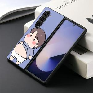 TEMU 폰 케이스: 삼성 갤럭시 Z 폴드5 Z 폴드4 Z 폴드7 6 5 4 3 Z 폴드3 Z 폴드6 Z 폴드7용 귀여운 커플 백 폰 커버 케이스