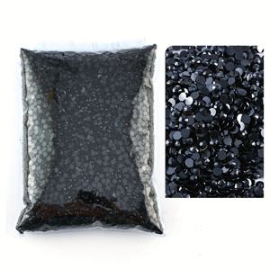 TEMU 33가지 색상 2mm-4999개, 3mm-4999개, 4mm-2499개, 5mm-1499개, 6mm-499개, 대량 도매용 비열성 평평한 바닥 레진 드릴, DIY 매니큐어, 캐리어, 신발 및 액세서리용